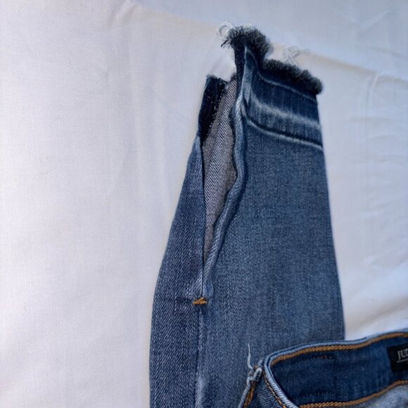 Judy Blue High Waist Skinny Jeans with Side Slit Released Hem (JB-82422) Sz 9/29 - Picture 5 of 15